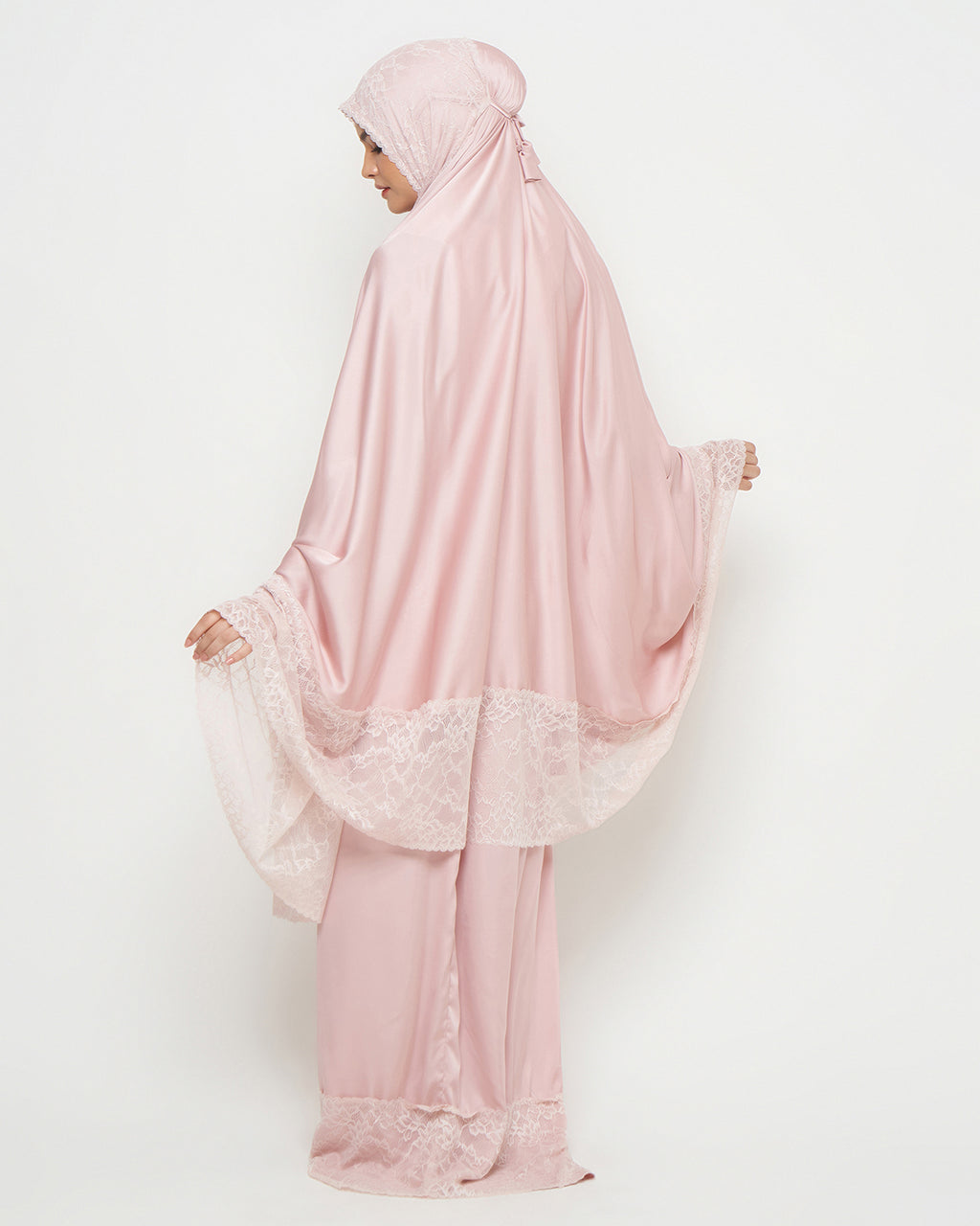Rose Elegance - Vêtement de prière Indonésien