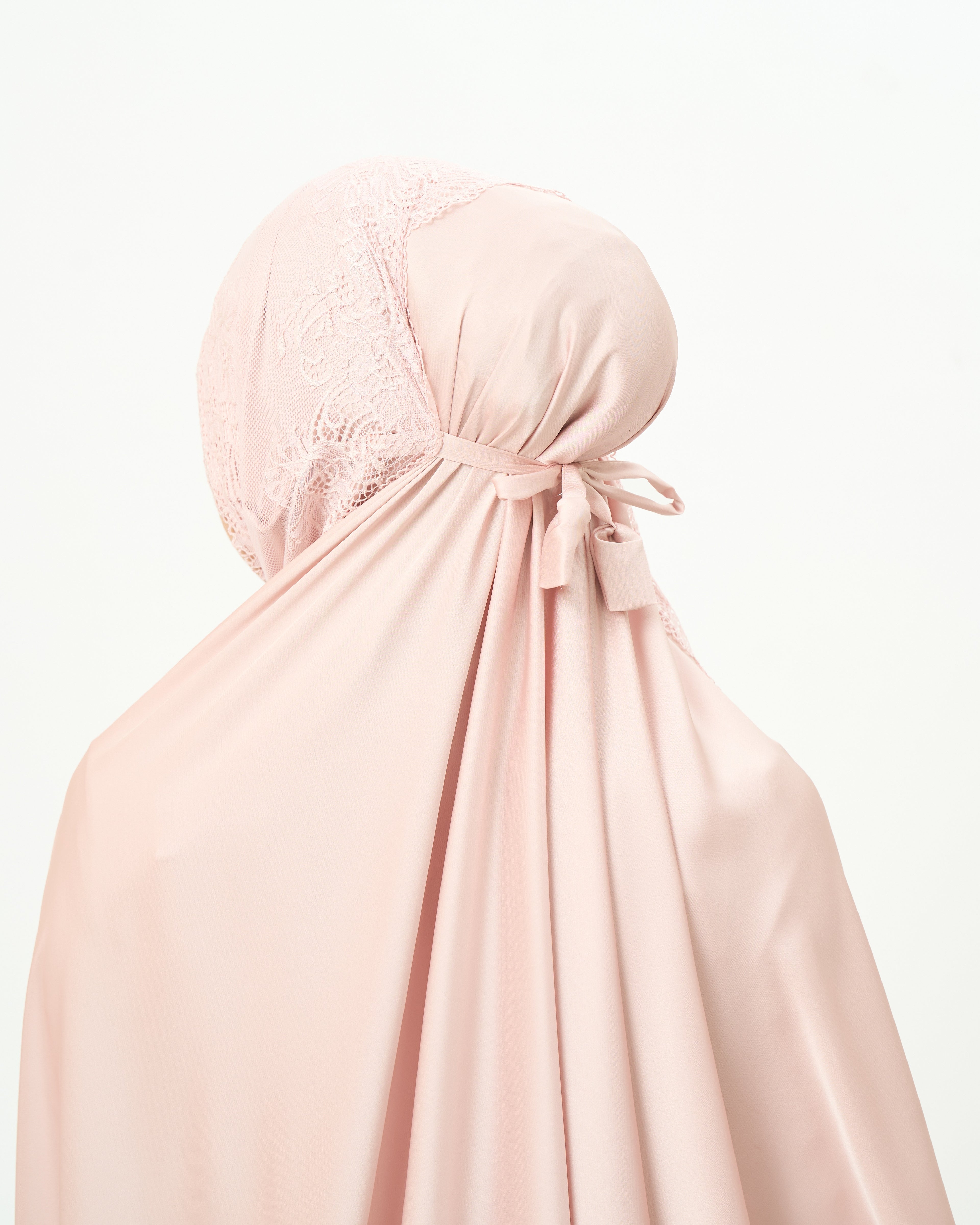 Rose Élégance - Vêtement de prière indonésien
